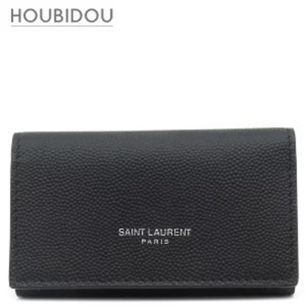 Saint Laurent Key Case Wallet leather black h